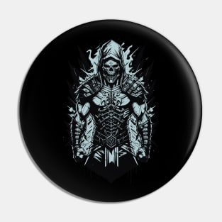 The Skull Fighter Vintage Style Pin