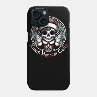 Cute and Creepy Metalhead Christmas Elf Phone Case