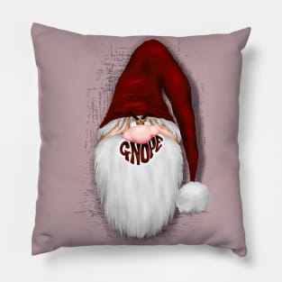 Nope Grumpy Santa Gnome, a.k.a. Gnope Character Pillow