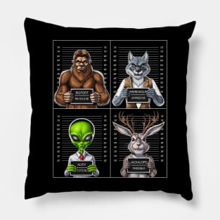 Cryptids Mugshot Pillow