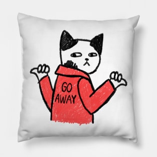 CAT go away Pillow