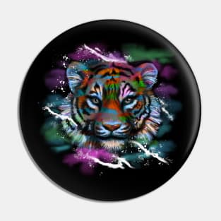 Painted Tiger Pin