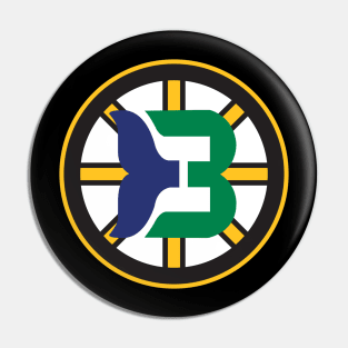 Bruins Hartford Logo Mashup Pin