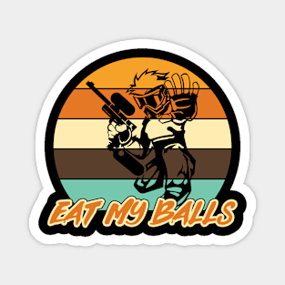 Paintball Eat My Balls Magnet