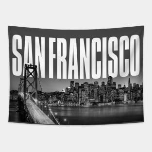 San Francisco Cityscape Tapestry