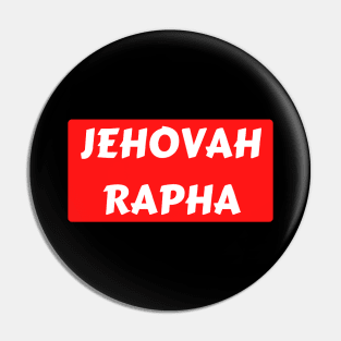 Jehovah Rapha | Christian Typography Pin