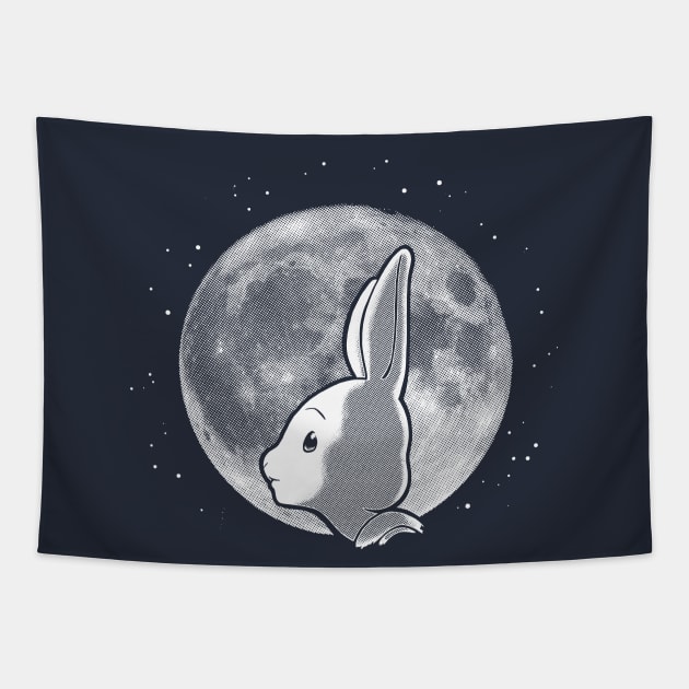 Full Moon, Hal-f Moon Tapestry by DCLawrenceUK