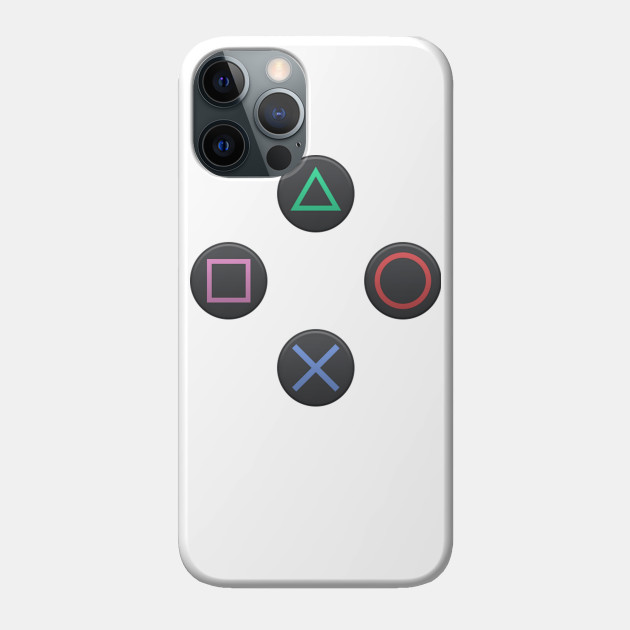 Ps4 Controller Buttons Playstation Phone Case Teepublic