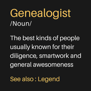 Best Genealogist Doctor T-Shirt