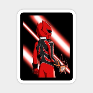 Jungle Fury Red Ranger Magnet