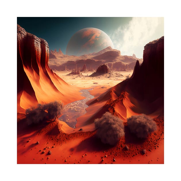 Mars Terraforming by AiArtPerceived