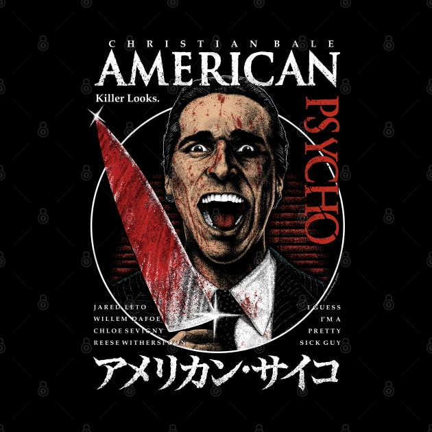 American Psycho, Patrick Bateman, Cult Classic by PeligroGraphics