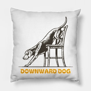 Doggy Downward Dog Pillow