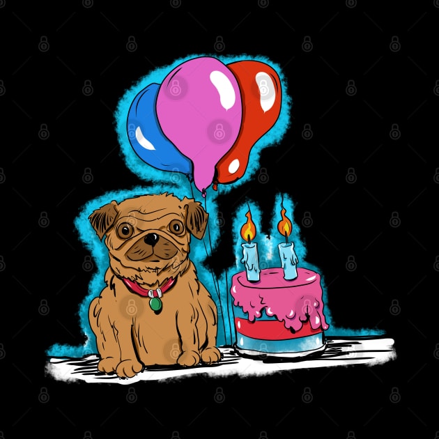 Happy Birthday from Pug by silentrob668