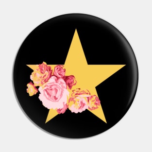 Rose Star Pin