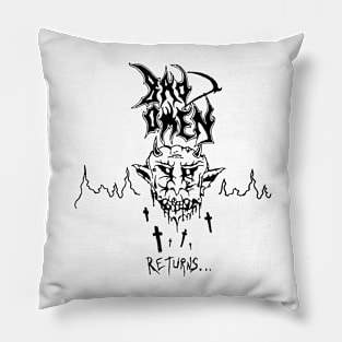 bad omens return Pillow