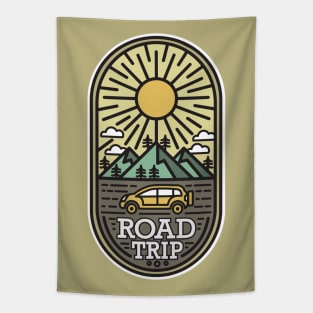 Road Trip Explore Outdoors Tapestry