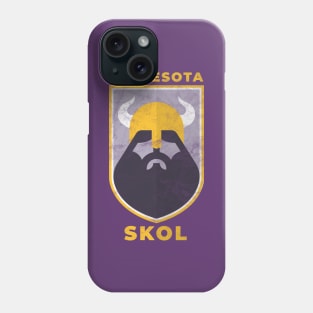 Modern Minnesota Vikings Football Tailgate Party Design Phone Case