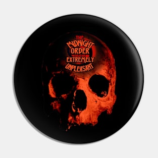 Orange Skull MOEU Pin