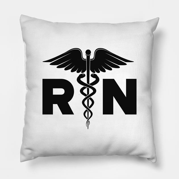 RN - Registered Nurse Pillow by KC Happy Shop