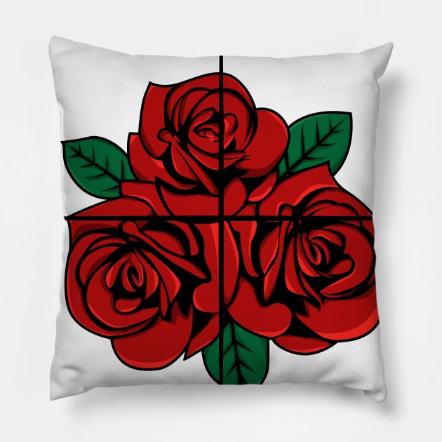 Rose Pillow by White Name