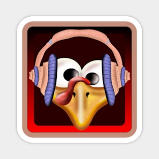 Thanksgiving Music with Turkey Roast Chicken Magnet