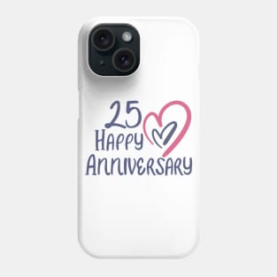 25th anniversary gifts Phone Case