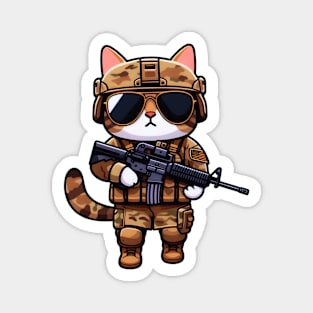 Tactical Cat Magnet