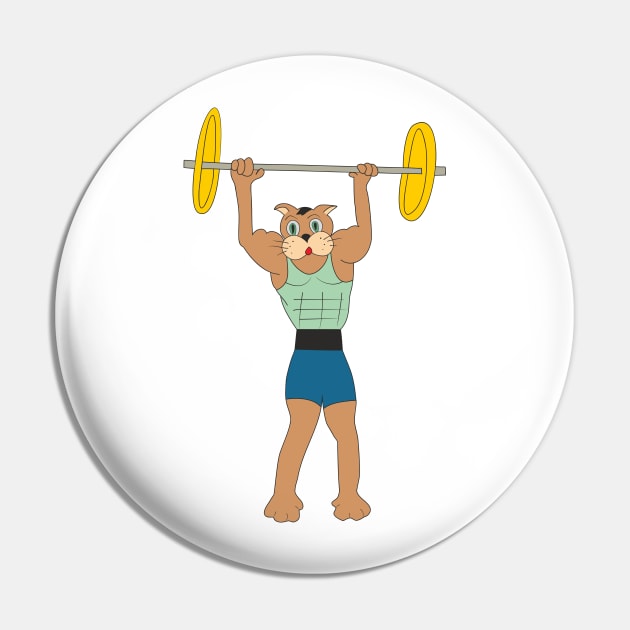 funny strong man cat Pin by Alekvik