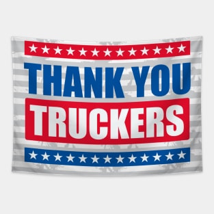 Thank You Truckers Tapestry