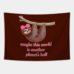 The Pessimistic Sloth Tapestry