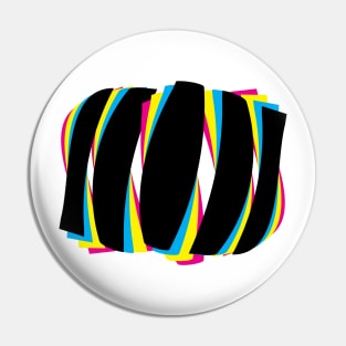 Geometric abstract color pop art modern Pin