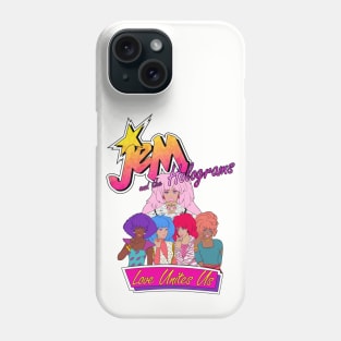 Love Unites Us - Jem by BraePrint Phone Case