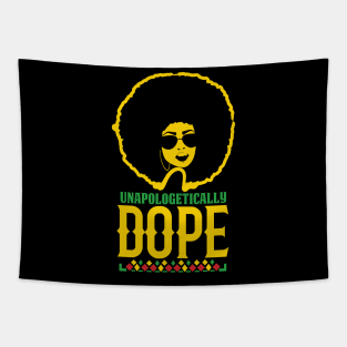 Unapologetically Dope Black History Month African American Tapestry