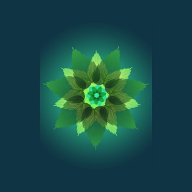 Green Flower by Shop Ovov