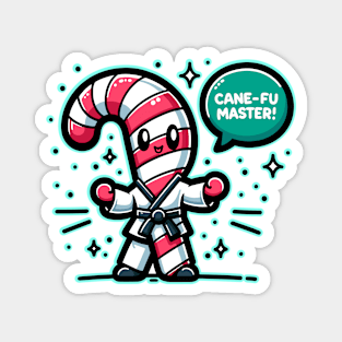 Cane-Fu Master: Humorous Martial Arts Tee Magnet