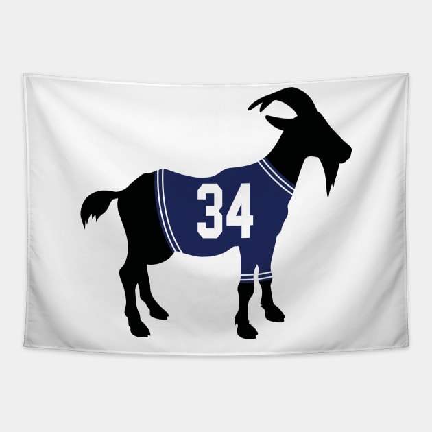 Auston Matthews Toronto Maple Leafs Jersey GOAT Tapestry by cwijeta