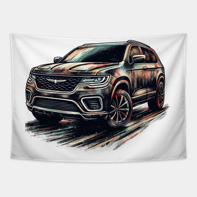 Chrysler Aspen Tapestry by Vehicles-Art