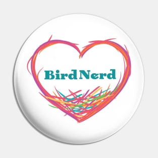 Bird Nerd Pin