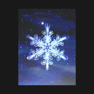 The Light of the Snowflakes - Christmas T-Shirt