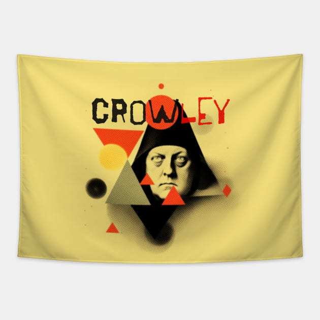 Aleister Crowley Tapestry by WickedAngel