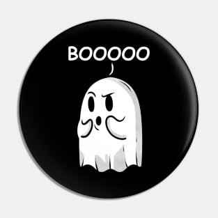 Boo Booooo Says The Ghost On Halloween Pin