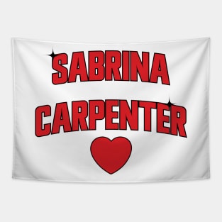 I Heart Sabrina Carpenter v4 Tapestry