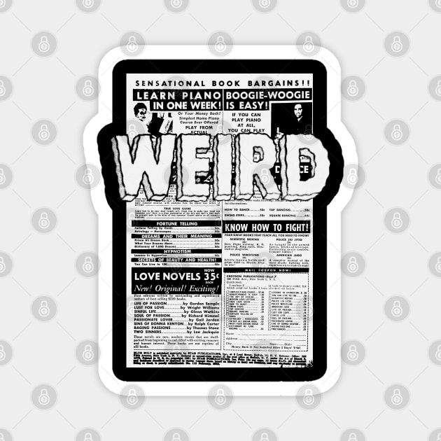 Weird Comic Strip Advertising Magnet by SolidFive7