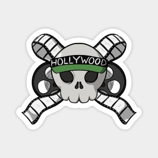 Film makers Jolly Roger pirate flag (no caption) Magnet