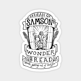 Samsons Wonder Bread - Samson Illustrated Lyrics Magnet