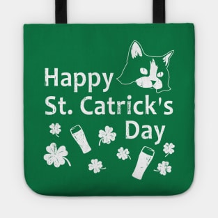 Funny St Patricks Day Shirt - Happy St Catricks Tote