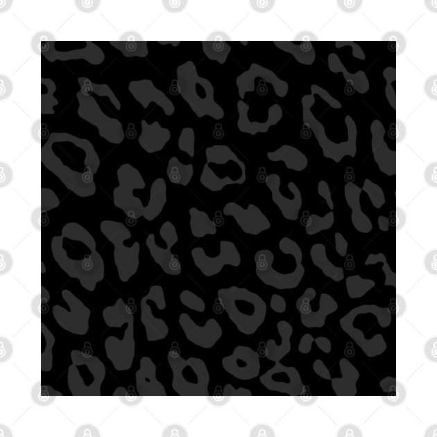 Leopard Print Black by BlakCircleGirl