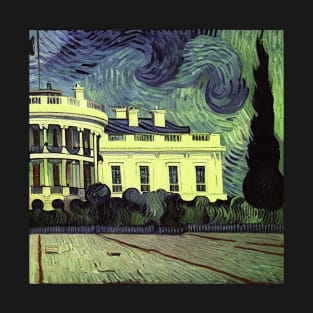 White House in Van Gogh's style T-Shirt