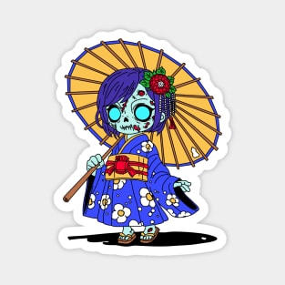 Cute Japanese Zombie Magnet